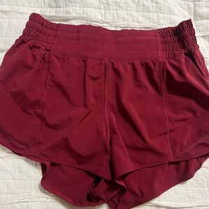 Lululemon hotty hot high rise shorts